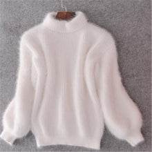 Load image into Gallery viewer, Warm Turtleneck Mohair Female Sweater
