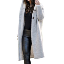 Load image into Gallery viewer, Autumn Button Women Cardigan Coat
