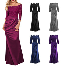 Load image into Gallery viewer, BacklakeGirls Elegant Lace Evening Dress
