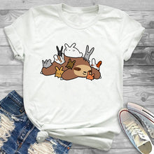 Load image into Gallery viewer, Women Funny Cartoon T Shirt
