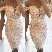 Load image into Gallery viewer, New Solid Lace Midi Dress
