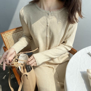 Casual Knitted Sweater Dress