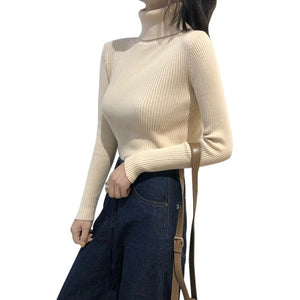 Sexy Slim Stretch turtleneck-sweaters