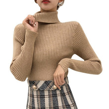 Load image into Gallery viewer, Sexy Slim Stretch turtleneck-sweaters
