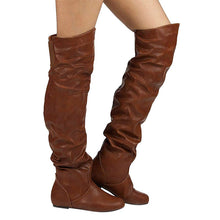Load image into Gallery viewer, The Knee Western Knight Boots
