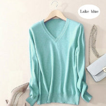 Load image into Gallery viewer, Cashmere Wool Knit Sweater
