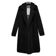 Load image into Gallery viewer, Long  Fleece Jackets Coat
